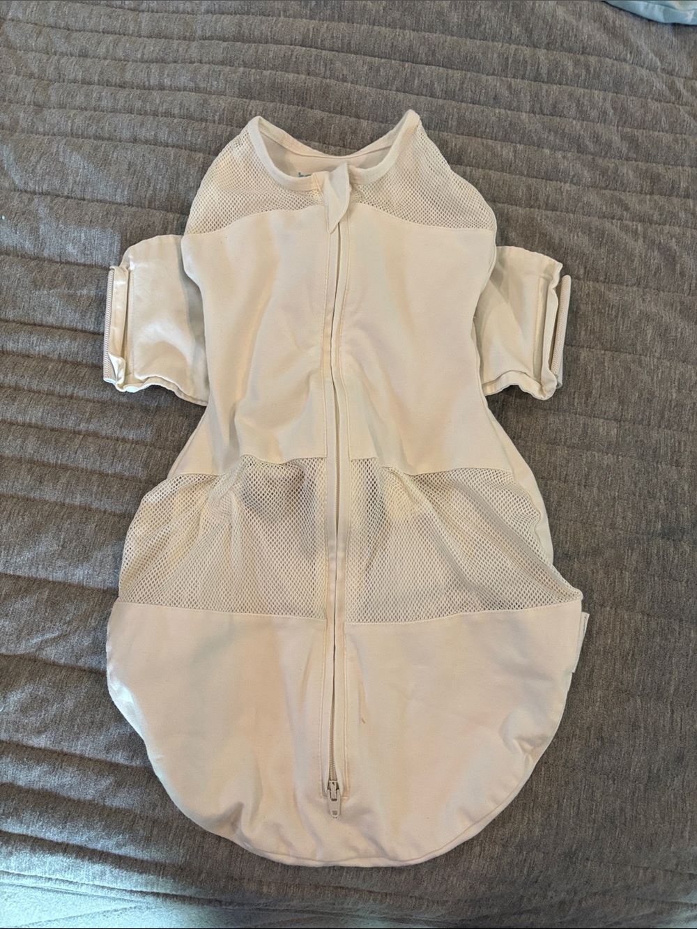 SNOO Sack. Baby Sleep Swaddle Sack - White Mesh Infant Sleep Bag